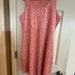 Columbia Pink Geometric Mini Dress